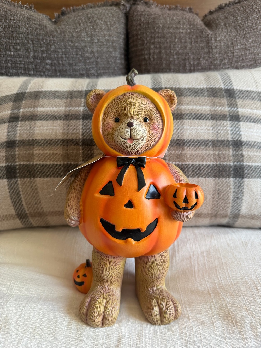 Sweet Street Home Goods Pumpkin Bear Orange Jack-O'-Lantern Costume